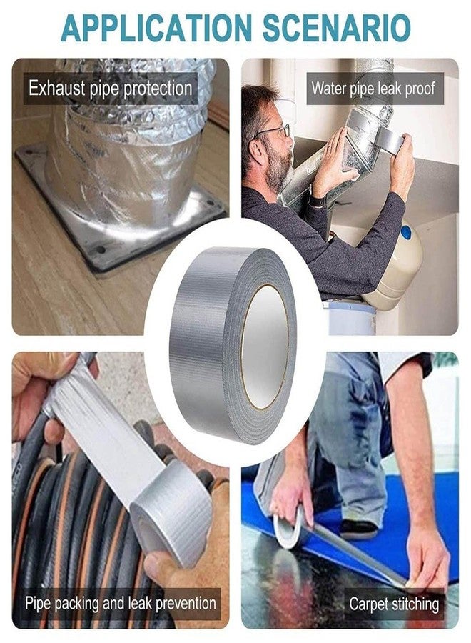 AR TAPES & PLASTICS AR Duct Tape, Strong Adhesive, Multi-Purpose Silver, Flexible, No Residue, All Weather, All purpose for Do-It-Yourself Repairs, Industrial, Professional Use. (72mm*50mtr) - Image 4